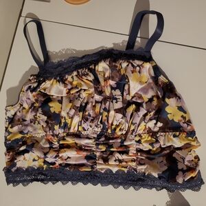 Torrid Floral Lace Trim Bralette
